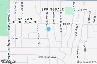 Map image of the property - 2116 N Riverside Dr