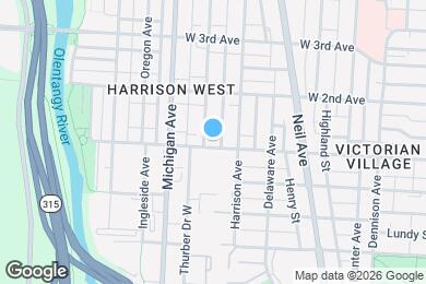 Map image of the property - 404 W 1st Ave