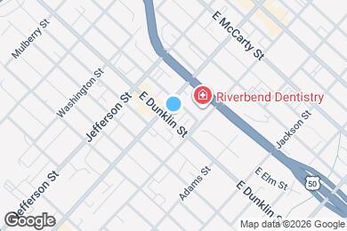 Map image of the property - 205 E Dunklin St