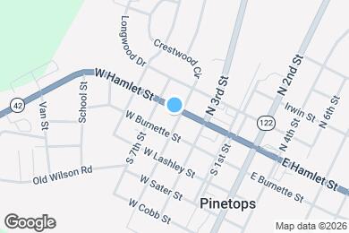 Map image of the property - 301 W Hamlet St