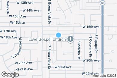 Map image of the property - 590 W 18th Ave