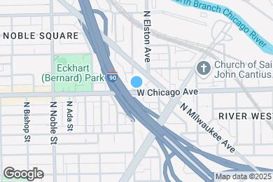 Map image of the property - 1122 W Chicago Ave