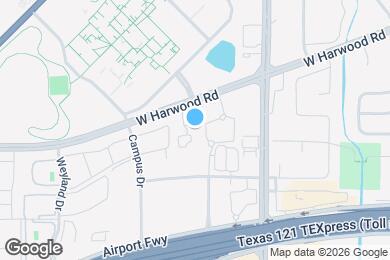 Map image of the property - 821 W Harwood Rd
