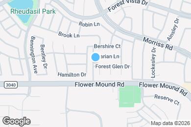 Map image of the property - 1740 Forest Glen Dr