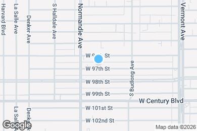 Map image of the property - 1317 W 97th St