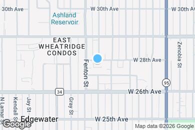 Map image of the property - 5700 W 28th Ave