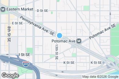 Map image of the property - 1311 Pennsylvania Ave SE