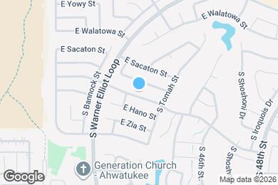 Map image of the property - 4250 E Kiowa St