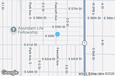 Map image of the property - 426 S 60th St