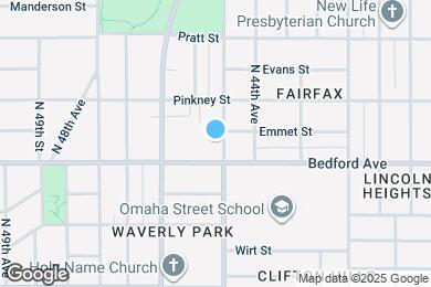 Map image of the property - 3316 N 45th St