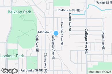 Map image of the property - 846 Lafayette Ave NE