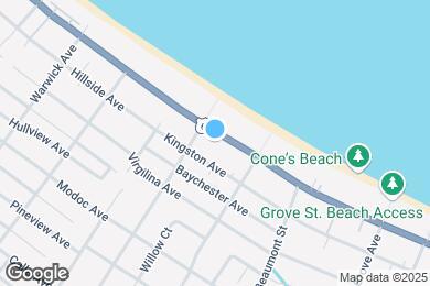 Map image of the property - 1415 E Ocean View Ave