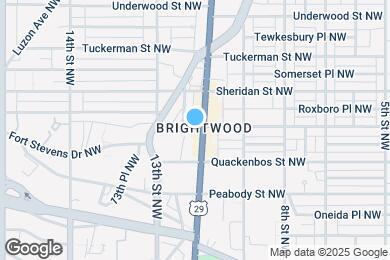 Map image of the property - 1000 Rittenhouse St NW