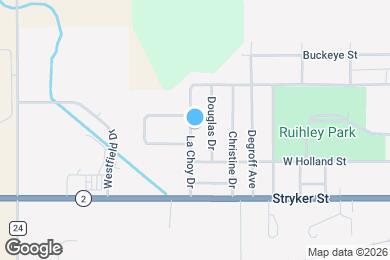 Map image of the property - 206 La Choy Dr
