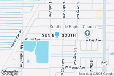 Map image of the property - 4109 W Bay Ave