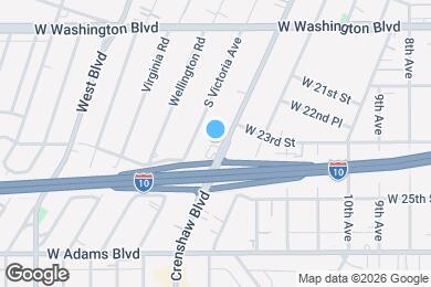 Map image of the property - 2337 1/2 Crenshaw Blvd