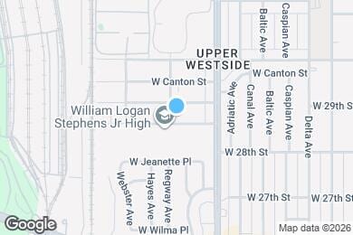 Map image of the property - 1837 W Columbia St