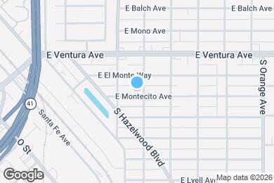 Map image of the property - 3155 E Montecito Ave