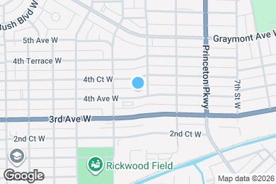 Map image of the property - 1012 4th Ave W