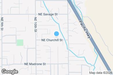 Map image of the property - 1060 NE Churchill St