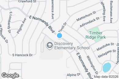 Map image of the property - 989 E Normandy Blvd
