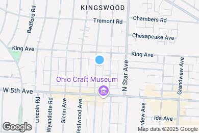 Map image of the property - 1662 Elmwood Ave