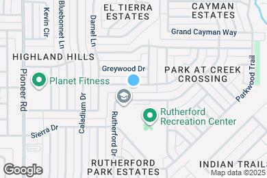 Map image of the property - 1614 Hillwood Dr