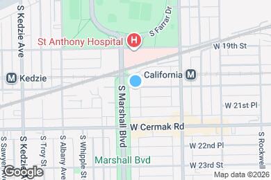 Map image of the property - 2869 W 21st St
