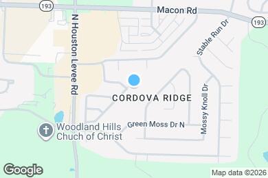 Map image of the property - 1142 Cross Valley Cove