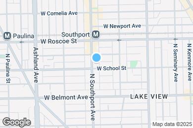 Map image of the property - 3309 N Southport Ave