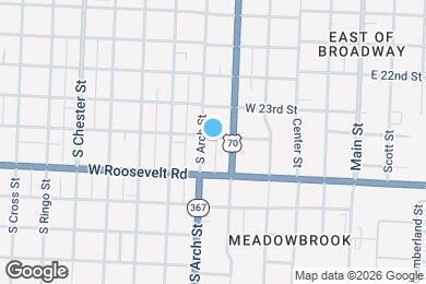 Map image of the property - 515 W 24th St