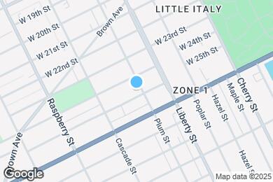 Map image of the property - 2420 Plum St