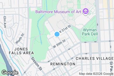 Map image of the property - 3028 Remington Ave