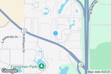 Map image of the property - 1324 N Geneva Dr