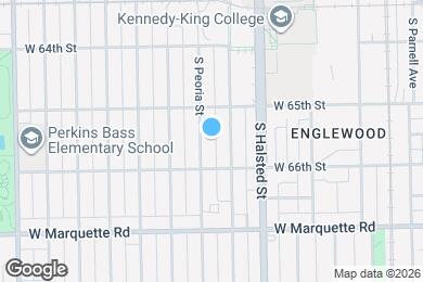 Map image of the property - 6529 S Peoria St