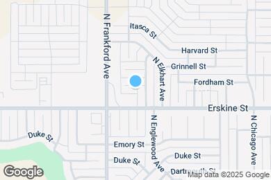 Map image of the property - 5705 Fordham St