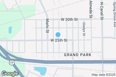 Map image of the property - 2481 W 25th St
