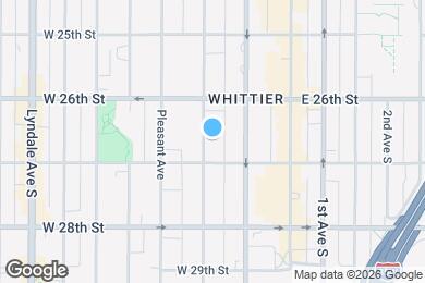 Map image of the property - 2633 Pillsbury Ave S