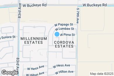 Map image of the property - 1612 S 80th Dr