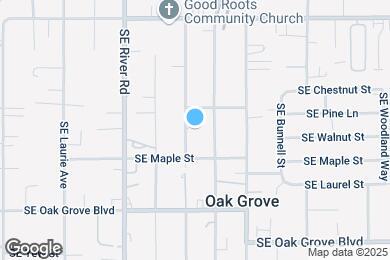 Map image of the property - 14336 SE Lee Ave