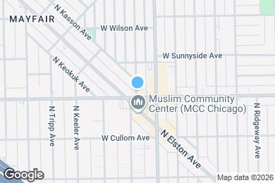 Map image of the property - 4407 N Keystone Ave