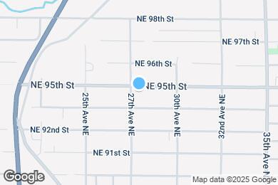 Map image of the property - 2707 NE 95th St