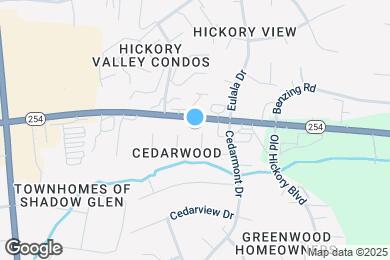 Map image of the property - 609 Cedarhill Ct