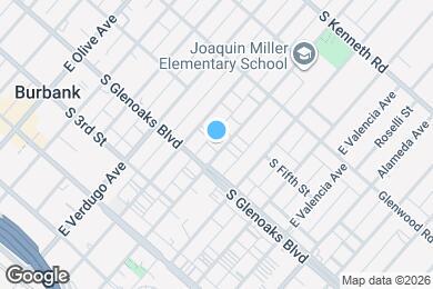 Map image of the property - 445 E Providencia Ave