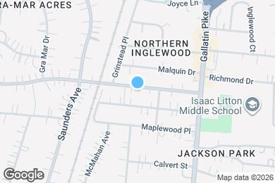 Map image of the property - 902 Broadmoor Dr