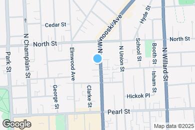 Map image of the property - 97 N Winooski Ave