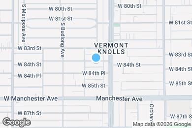 Map image of the property - 1030 W 84th St