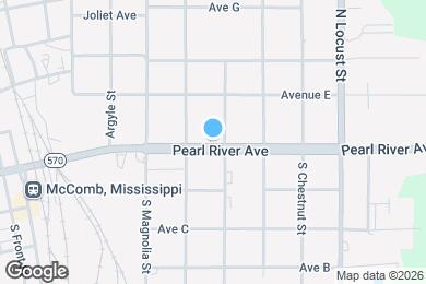 Map image of the property - 721 Pearl River Ave