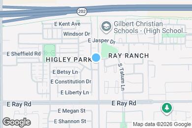 Map image of the property - 1447 S Ponderosa Dr