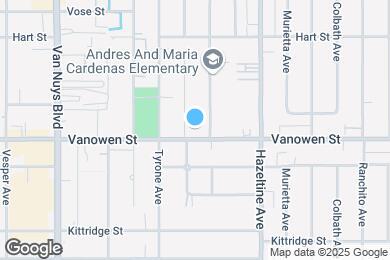 Map image of the property - 14217 Vanowen St